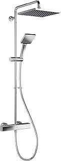 Mira Showers Honesty Dual Mixer Shower ERD Square Bar Valve Mixer Shower Chrome 1.1901.002