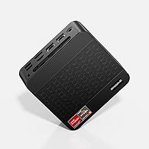 P4 Plus Gaming Mini PC Ryzen 7 5825U (Upgraded 5700U), 16GB RAM 512GB SSD Windows 11 Pro Dual NIC LAN 2.5GbE Desktop Computers, Triple 4K Display, WiFi 6E, USB3.2, USB-C, BT 5.2, DP, HDMI 2.0