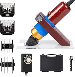 BESGEER- Carpet-Trimmer-with-Shearing-Guide, Rug-Trimmer-for-Tufting-Carpets with 2 Blades, Carpet-Carving-Clippers-with Low Noise, Rug-Shaver-for-Tufting and Cleaning Handmade, Tufting-Shears-200W