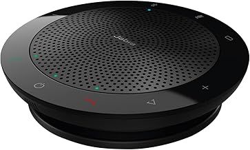 Jabra Speak 510 Speaker — Portable Bluetooth Speaker, Conference Speaker — Connects to Laptops, Smartphones and Tablets — USB Plug