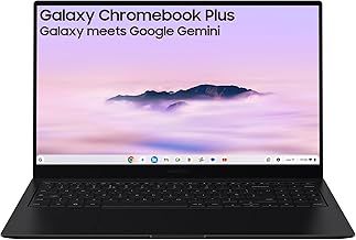 Samsung Galaxy Chromebook Plus Gemini AI Laptop | 15.6' FHD AMOLED | Intel Core 5 | 8 GB RAM | 256 GB SSD | Chrome OS | Backlit Keys Numeric Key | Metal Neptune Blue | Works with Galaxy Phone & Tab