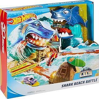 Hot Wheels City shark Beach Battle Play Set