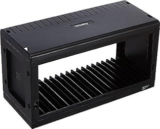 Hama CD Rack for 20 CDs | CD Storage for Hanging or Standing, Space-Saving, Small CD Stand, for the Office or Any Room | Black