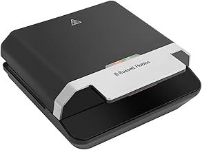 Russell Hobbs Sandwich Maker Creations Easy Clean (Sandwich Toaster, Durable non-stick plates, Easy to clean, Fast heat up, BPA free, space-saving storage) 26800, Black