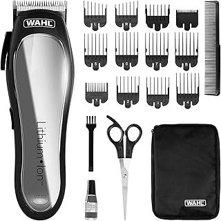 WAHL Power Clipper, Head Shaver, Men's Hair Clippers, Lithium Cord/Cordless Clipper, Quick Charge, Professional Quality, Family Haircutting Kit, Black