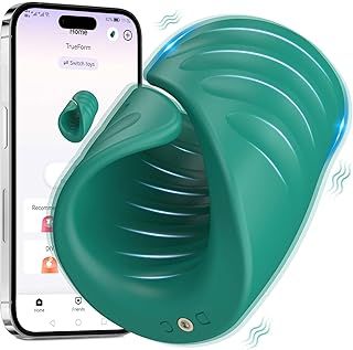 Male Masturbator Sex Toys for Men Cock Ring, Open Adjustable Flexible Penis Enhanced Trainer Stimulator APP Control Vibrator, 9 Vibrating Male Mastuabors Adult Toys, Sex Toys4mens UK Mens Stroker Doll