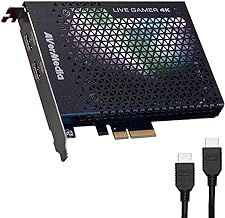 AVerMedia Game Capture Card - Streaming and Recording 4K60 HDR with ultra-low latency on PS5, PS4 Pro, Xbox Series X/S, Xbox One X, in OBS, Twitch, YouTube - GC573 Live Gamer 4K