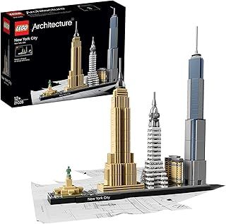 LEGO 21028 Architecture New York City Skyline, Collectible Model Kit for Adults to Build, Creative Activity, Home Decor Gift Idea for Men, Women, Husband, Wife, Him or her