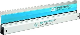 OX Speedskim Stainless Steel Notched Rendering Plastering Finishing Rule - RE600mm