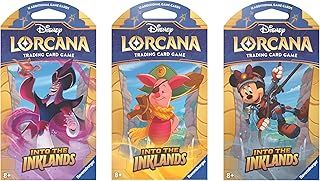 Ravensburger Disney Lorcana Trading Cards Game for Adults and Kids 8 Years Up - Sleeved Booster (1 Individual Pack) - Set 3: Into The Inklands