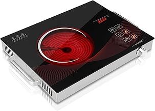 3500W Portable Electric Infrared Hot Plate for Cooking, Single Burner Countertop Hob, Electric Hob, Touch Control and Button Control.
