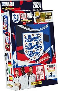 Panini England Adrenalyn XL 2024 Official Tournament Edition Trading Cards-Classic Tin, Mixed