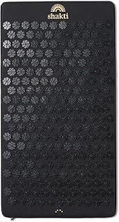 ShaktiMat Premium Acupressure Mat, Level 3 Intensity in Shakti Black, Massage Muscles, Aid Sleep & Unlock Inner Tension | Similar to Acupuncture, No Needles Required | Organic Cotton Certified
