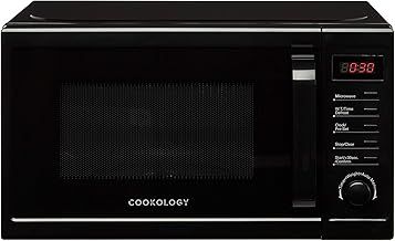 CFSDI20LBK 800W Freestanding Microwave - Digital Microwave with 20 Litre Capacity and 25cm Turntable - Features Weight and Time Quick Defrost Setting - 8 Cooking Functions - Black