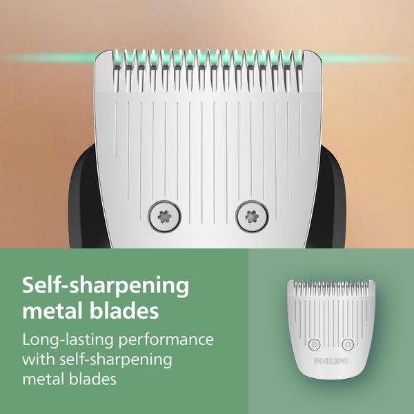 Philips Multigroom 7000 Series All-in-One 17-Piece Trimmer - Shaver and Clipper for Beard, Nose, Hair, and Body, Self-Sharpening Full Metal Blades, 26 Length Settings (0.5-20 mm), Model MG7961/15