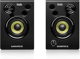 Hercules DJMonitor 32 - 2 x 15 watts RMS active monitoring speakers - UK Version