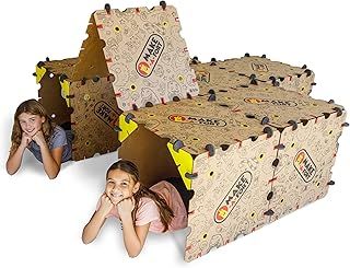 Explorer Kit - Create Large Forts for Kids - Ages 4+ - Fun for the Whole Family - Build Forts, Mazes, Tunnels, and More - Durable, Reusable - Swiss Craftsmanship