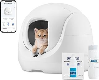 Baymax Self-Cleaning Cat Litter Tray, Monitor Your Cat's Health, Suitable for Cats from 1.5-10 kg, for Multiple Cats