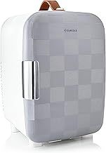 Subcold Pro15 Luxury Mini Fridge Cooler | Compact 15L Portable Small Fridge 12v & 240v | Efficient Quiet Cooling System | Ideal for Bedroom, Office, Beauty & Car (Chequer Grey)
