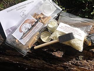 Mushroom Grow Kit Shiitake Log Dowel Kit - for Logs Gift Set (Lentinula edodes) Easy to use, Long Lasting and Ideal Gift for Your Garden, Foragers Table