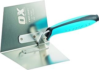 OX Pro Dry Wall Internal Corner Trowel 102 X 127mm, Blue