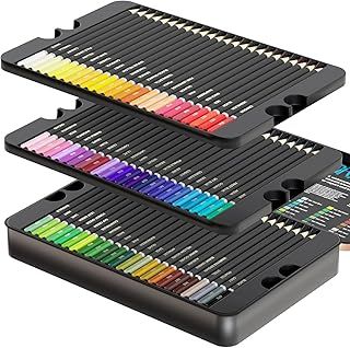 72 Premium Watercolour Pencils Set - Coloured Art Pencils For Adults & Students - Colouring Pencils For Artists - Sketching or Drawing Art Supplies