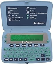 LEXIBOOK D650EN The English Dictionary, Definitions, Thesaurus, Grammar, Phonetic Spellchecker, with Battery, Blue/Grey