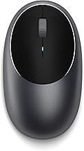 Satechi Aluminum M1 Bluetooth Wireless Mouse with Rechargeable Type-C Port - For M2/ M1 MacBook Pro/Air, M2/ M1 iPad Pro/Air, M2 Mac Mini, iMac M1 and more (Space Grey)