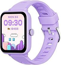 BIGGERFIVE Kids Fitness Tracker Watch, Pedometer, Heart Rate, 5ATM Waterproof, Sleep Monitor, Alarm Clock, Calorie Step Counter, Puzzle Games, 1.5" HD Touch Screen Kids Smart Watch for Girls Ages 3-14