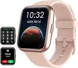 Smart Watch for Women(Answer/Make Call), Alexa Built-in 1.8" Touch Screen Fitness Watch with SpO2 Heart Rate Sleep Monitor, 100 Sport, IP68 Waterproof Step Counter Ladies Smartwatch for iPhone Android