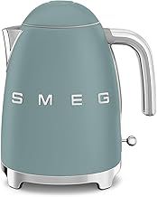 Smeg KLF03EGMUK Retro 50s Style Kettle, 1.7 Litre, 300W, Emerald Green