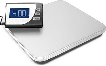 Futura Postal Scales 100kg Digital Shipping Parcel Scales - Heavy Duty Electric Postage Scales Weighing Machine - Weigh up to 220lb/100kg 100g/0.2lb Precision