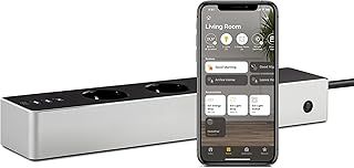Eve Energy Strip - Connected power strip with consumption meter, lightning, surge and overcurrent protection, and Apple HomeKit technology