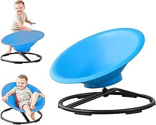Large Spinning Chair for Autism, 65cm Completely Wrapped Sensory Swivel Chair, Autism Sensory Equipment, Comfortable to Lie Down, Training Body Science Toy