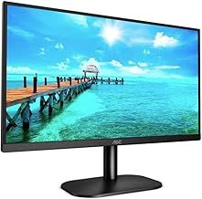 AOC 22B2H - 22 inch FHD Monitor, 75Hz, VA, 7ms Frameless design, Tilt, lowBlue Mode, Flicker Free (1920 x 1080 @ 75Hz, HDMI/VGA)
