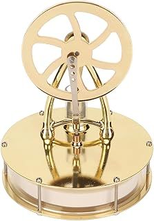 Low Temperature Stirling Engine Mode, DIY Heat Education Model Class Teaching Zinc Alloy Stirling Engine Low Friction Graphite Piston for Education Model Toy