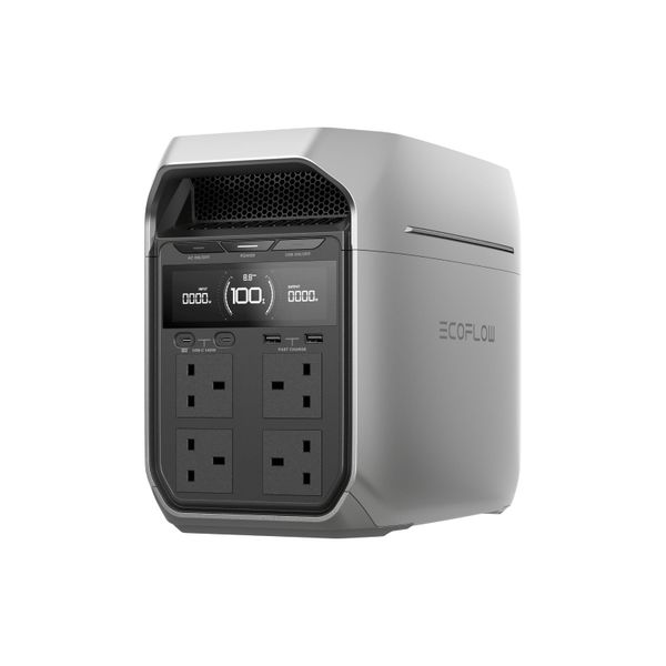 ECOFLOW Portable Power Station DELTA 3 Plus, 1024Wh LiFePO4 Battery, Fully Charges in 56 Minutes, 1800W Solar Generator for Home Backup, Power Outages, and Outdoor Camping