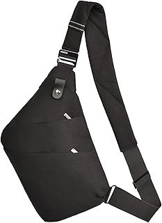 Anti Theft Travel Bag, Mens Sling Chest Bag, Crossbody Multi Pockets Shoulder Bag Waterproof Bags Cover Pack Casual Cycling Hiking for Men Women
