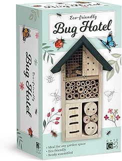Eco-Friendly Bug House Hotel - Insect Nest Box for Gardens and Yards
