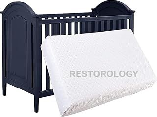 Restorology Travel Cot Bed Mattress, Fit to Graco, Mamas & Papas, Joie Travel Cot, Extra Thick, Double Sided, Removable Zip Cover, Made in UK (95 x 65 x 7.5 cm)