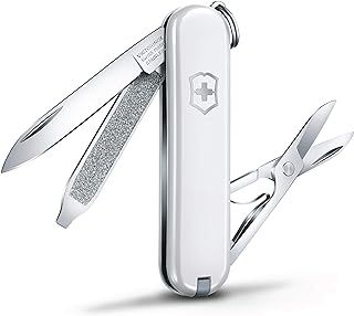 Victorinox, Classic SD, Swiss Army Pocket Knife, Small, Multi Tool, Camping, 7 Functions, Blade, small, Nail file, Screwdriver 2.5 mm