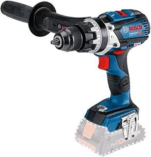 Bosch Professional 18V System Cordless Combi Drill GSB 18V-110 C (max. Torque of 110 Nm, incl. Aux. Handle, Without Battery/Charger)