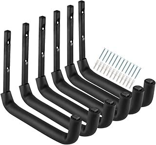 Garage Hooks, 25 CM Heavy Duty Garage Storage Tool Hangers, Wall Mount Storage Hooks for Garden Tools, Ladders, Bikes, Bulky Items