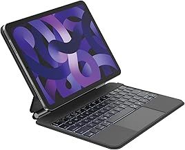 Belkin Pro iPad Keyboard Case with Magnetic Stand, Backlit Bluetooth Keys, Trackpad Gestures, Apple Pencil Holder, Premium Leather Cover, QWERTY, Media Controls, For iPad Air 11” M3/M4, iPad Pro 11”