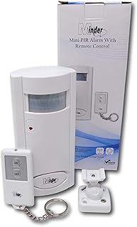 MA30 MkII Mini PIR Motion Sensor Home Garage Shed Burglar Wireless Security Alarm with IR Remote Control (Without Batteries, White)