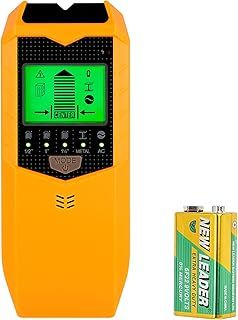 Stud Finder Wall Scanner，WOVTE 5 in 1 Electronic Stud Detector Stud Finder with Battery, Audio Alarm and HD LCD Display for The Center and Edge of Wood, AC Wire, Metal and Studs Detection