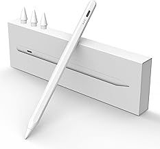 MEKO Stylus Pens for ipad 2018-2025, 13 Minutes Fast Charging iPad Pencil with Palm Rejection, Tilt Sensitivity, Compatible with i-Pad Air 3-5/11"/13", Mini 5/6, iPad 6-11, Pro 11"/12.9"/13" (White)