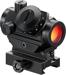 Feyachi RDS-20 Red Dot Sight 4 MOA Red Dot Gun Sight Rifle Scope with 1-inch Riser Mount