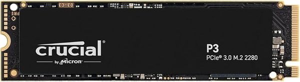Crucial P3 4TB M.2 PCIe Gen3 NVMe Internal SSD - Up to 3500MB/s - CT4000P3SSD801 (Acronis Edition)