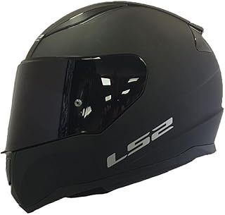 LS2 FF353 Rapid II Ece22.06 Motorcycle Helmet Matt Black with Dark Visor (L)
